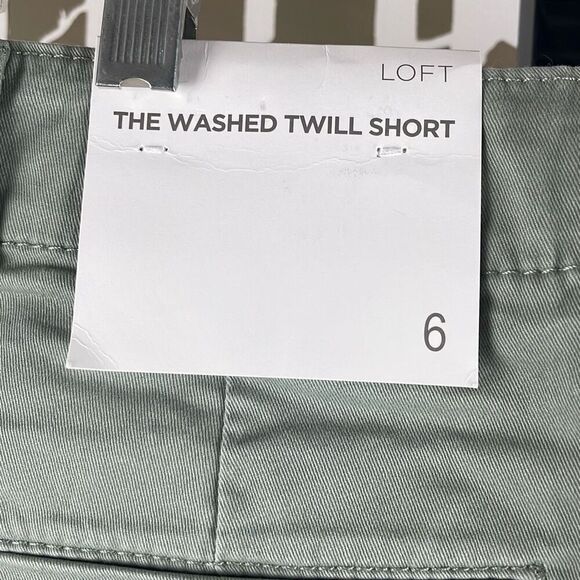 NEW LOFT Washed Twill Short 6 - Picture 4 of 7